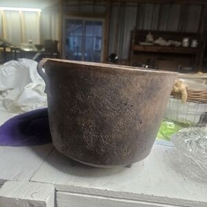 Rustic Cast Iron Pot
